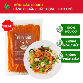 [MỚI] Bún Gấc 100% Hữu Cơ Ăn Kiêng Eat Clean Thực Dưỡng Siêu Ngon Việt Thái Organic gói 500G