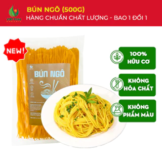 [MỚI] Bún Ngô 100% Hữu Cơ Ăn Kiêng Eat Clean Thực Dưỡng Siêu Ngon Việt Thái Organic Gói 500g Hàng Chuẩn Sạch Healthy