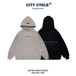 Áo Hoodie Comet Local Brand City Cycle nỉ lót lông cừu form rộng oversize unisex