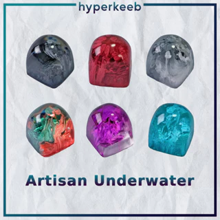 [KEYCAP] Resin Artisan Underwater, keycap trang trí bàn phím cơ hình bong bóng nước, Profile DOM 1U | HYPERKEEB