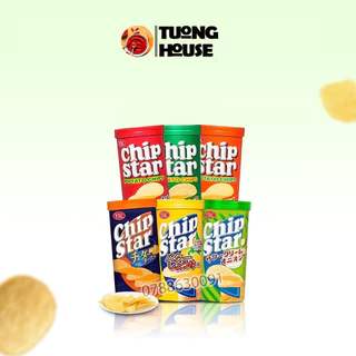 Bánh Snack Khoai tây YBC Chip Star Nhật 6 vị hộp 50g