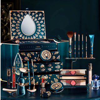 Bộ Trang Điểm Set Makeup đầy đủ HIH 4 Tầng 24 Món Nội Địa Trung thiết kế hộp quà + Kèm Túi Đựng -  Qùa Tặng Shopp
