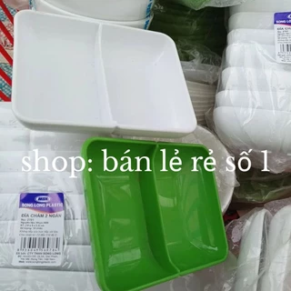 Bát chấm 2 ngăn nhựa APS cao cấp song long