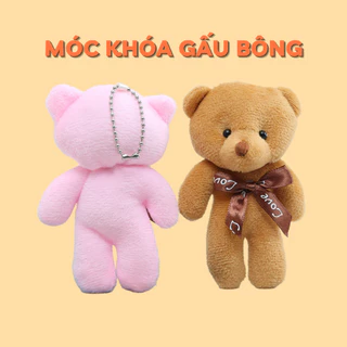 Móc khóa gấu bông dễ thương đáng yêu, móc treo trang trí balo siêu xinh giá rẻ