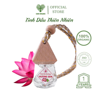 Tinh dầu treo xe ô tô hoa sen thiên nhiên nguyên chất LT Farm 10ml khử mùi  đuổi muỗi