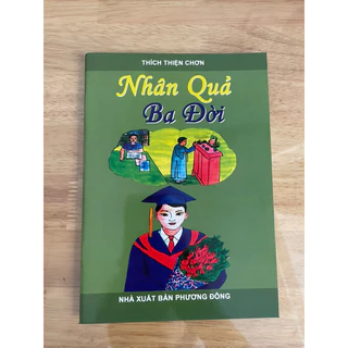 Sách - Kinh Nhân Quả Ba Đời (bản màu)