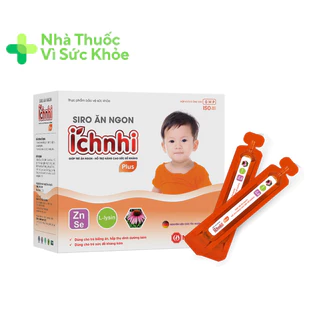 ✅[Chính Hãng] Siro Ăn Ngon Ích Nhi Plus giúp nâng cao sức đề kháng, tăng chuyển hóa hấp thu dưỡng chất, trẻ ăn ngon