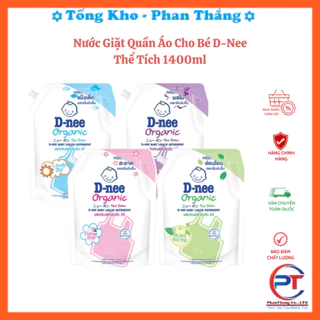 Nước Giặt Dnee Túi 1400ml Thái Lan, Có Nắp Vặn, Hàng Nội Địa, Chính Hãng Nhập Khẩu, Thơm Dịu, An Toàn Cho Bé