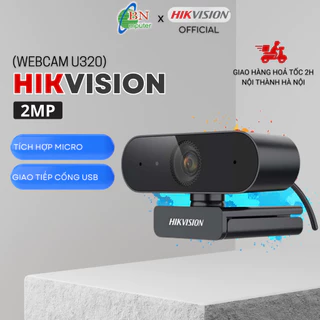 Webcam máy tính Hikvision DS-U320 có mic full HD độ nét cao, học online