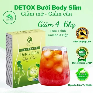 Trà Giảm Cân Detox Bưởi Body Slim Chính Hãng [Hộp 15 Gói]