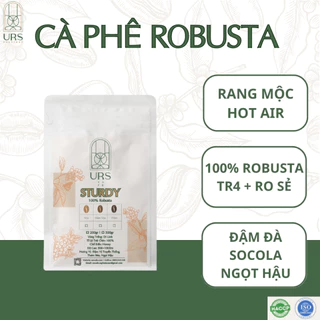 Cà Phê Robusta Nguyên Chất Rang Mộc 100% | Vị đậm đà, thơm béo, ngọt hậu tự nhiên | Pha phin/pha máy/...