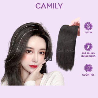 Tóc giả Camily kẹp phồng chân tóc 2 phím cao cấp CM08