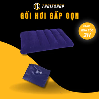 Gối hơi - Gối Ngủ Văn Phòng, Du Lịch, Dã Ngoại Gấp Gọn, Dễ Dàng Vệ Sinh Tholeshop 4528