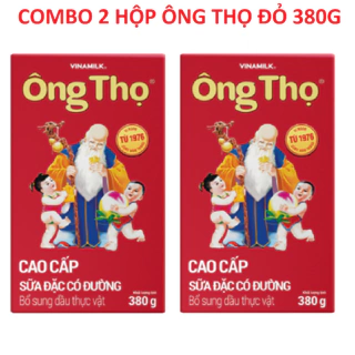 Combo 2 hộp _ Sữa Đặc Ông Thọ Đỏ Hộp Giấy 380g