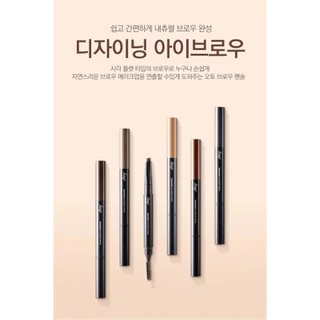 Chì kẻ mày 2 đầu Designing Eyebrow Pencil The Face Shop