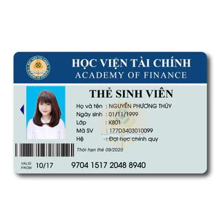 Thẻ học sinh - Thẻ sinh viên in lấy ngay - Giá rẻ tại Hà Nội