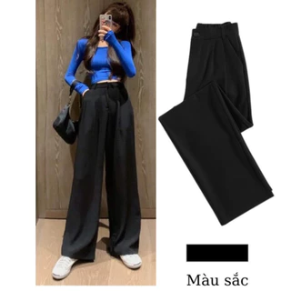 Quần tây ống rộng đi học đi làm culottes xuông dài 100cm siêu Hot  MaiA 3100-_P0K26