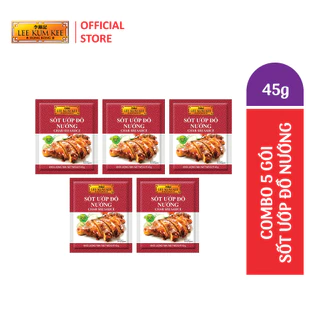 Combo 5 gói Sốt ướp đồ nướng Lee Kum Kee Charsiu 45g