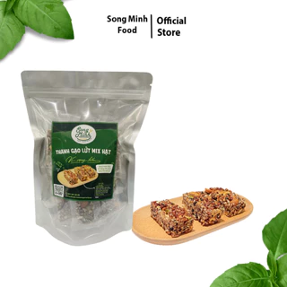 Thanh Gạo Lứt Ngũ Cốc Vị Rong Biển Song Minh Foods Hạt Dinh Dưỡng Bánh Ăn Kiêng Thuần Chay Không Đường Bánh Healthy