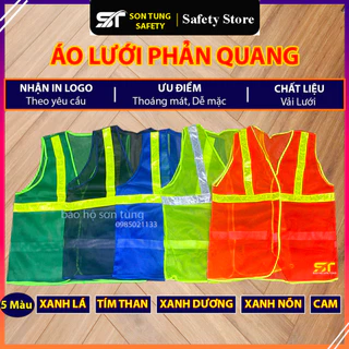 Áo Phản Quang, Áo Lưới Phản Quang, Chất Lượng, Giá Tốt (Nhiều Màu)