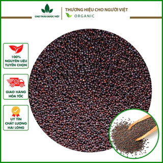 100g Hạt mù tạt đen nguyên chất (Wasabi gia vị món Âu) - Chợ Thảo Dược Việt
