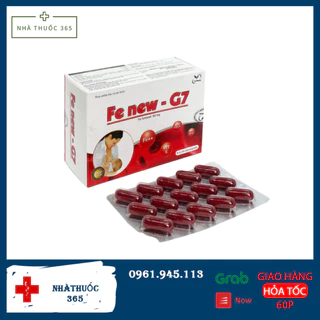 Viên uống FE NEW  G7 hộp 75 viên uống bố sung sắt và acid folic cho bà bầu