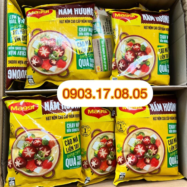 [chay/mặn]Hạt nêm nấm hương Maggi(450gr)