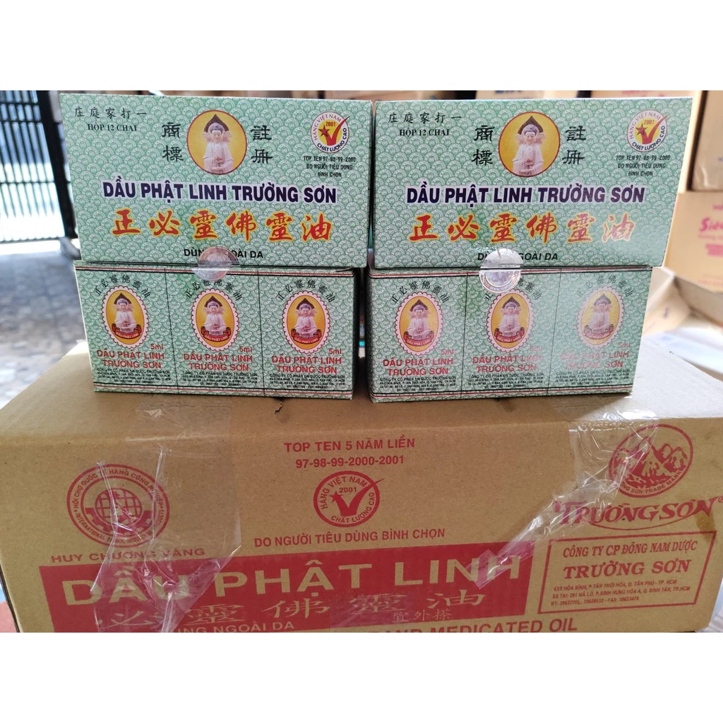 [CAM KẾT CHÍNH HÃNG]Dầu Phật Linh Trường Sơn chai lớn 5ml