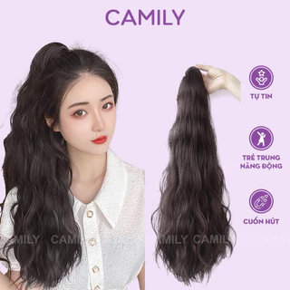 Tóc giả Camily tóc giả ngoặm xoăn xù mềm mượt phong cách Hàn Quốc CM16