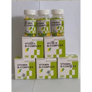 VITAMIN B COMPLEX Lọ 100 viên hỗ trợ nâng cao sức đề kháng cho cơ thể