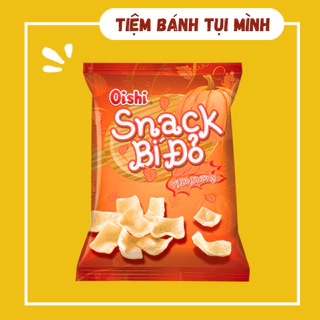 Bánh snack bí đỏ tình đỏ bạc Oishi 32gram, đồ ăn vặt