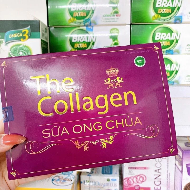 (Mua 2 Tặng 1 lọ dung dịch vệ sinh Trầu Không Nano bạc)Bổ sung nội tiết làm đẹp da THE COLLAGEN SỮA ONG CHÚA