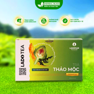 Trà thảo mộc túi lọc LADOPHAR Trà giải độc gan thanh lọc cơ thể