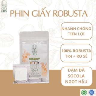 Cà Phê Phin Giấy Tiện Lợi - 100% Robusta Honey - Gu truyền thống, đắng đậm mạnh