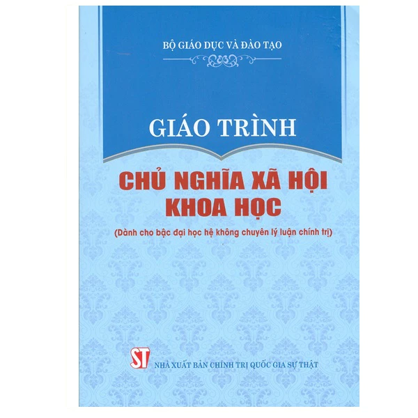 Sách - Giáo trình chủ nghĩa xã hội khoa học