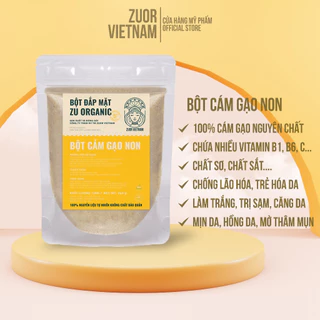 50gr Bột cám gạo sữa gói nguyên chất giảm dầu nhờn giúp da mịn màng ZUZU