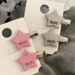 miumiua🔮Set Kẹp Tóc Mái Mini nhỏ dễ thương Y2K Cho Nữ mới 2024