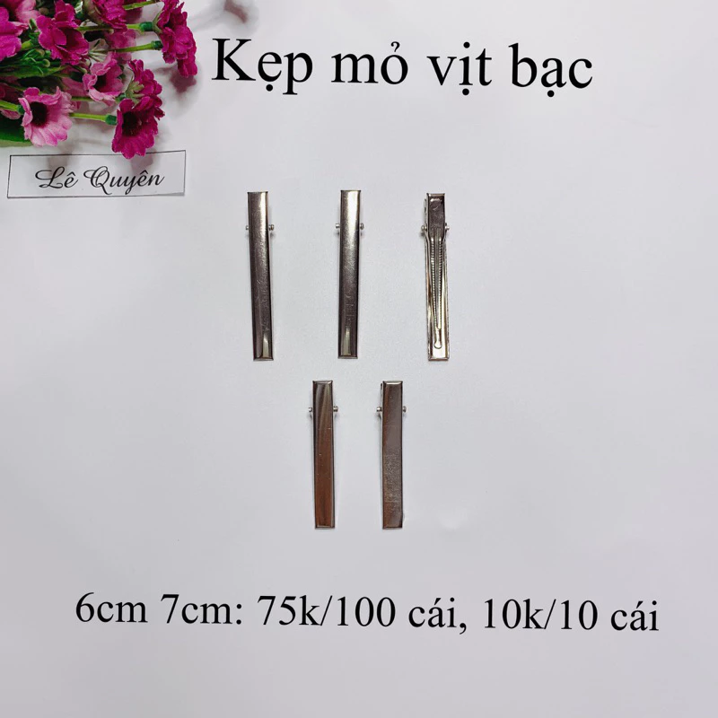 Phôi kẹp mỏ vịt - Phôi kẹp cá xấu [100 cái]