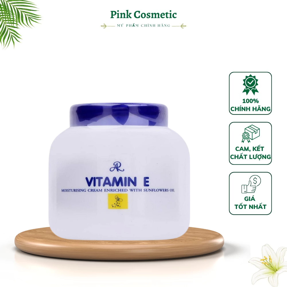 Kem dưỡng trắng da Vitamin E, cấp ẩm làm mềm mịn da bổ sung độ ẩm cho da 200g