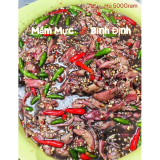 Mắm Mực  🦑  Nguyên Con [500Gram]_ Đặc Sản Bình Định_ Món Ngon Miền Trung