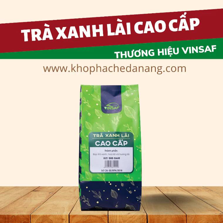 Trà lài cao cấp thương hiệu VINSAF 500g - Nguyên liệu pha chế trà sữa trà trái cây cao cấp