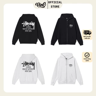 Áo Hoodie Zip Stussy DSM NY - AUTHENTIC 100% Vải Nỉ Cao Cấp