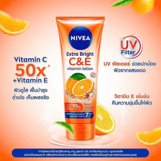 Sữa dưỡng thể Nivea Extra Bright C & E Vitamin Lotion (180ml)