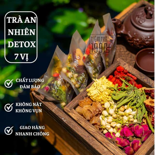 Trà an nhiên detox 7 vị trà thảo mộc giảm cân, thanh nhiệt giải độc, dễ ngủ, an thần, đẹp da - Tiệm Trà 1990s