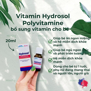 Siro Hydrosol Polyvitamine - Dinh dưỡng toàn diện cho trẻ - Hàng Pháp_MiMi HG