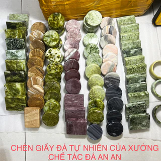 Chặn giấy, chèn giấy đá thật cho mệnh kim, mộc, thủy, hỏa, HOÀN TOÀN NGUYÊN KHỐI