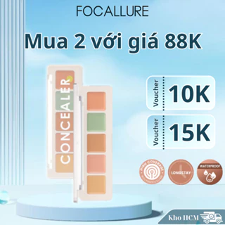 Kem Che Khuyết Điểm Focallure Độ Che Phủ Cao Chống Thấm Nước Giữ Màu Lâu Trôi 4.3g