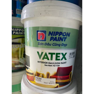 Nippon VATEX trắng 18lit -26kg( giá rẻ giao siêu tốc luôn )Hàng chính hãng cty nhật bản