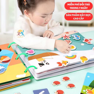 Học Liệu Bóc Dán Montessori Thông Minh 17 Chủ Đề Memocshop Đồ Chơi Giáo Dục Sớm Cho Bé