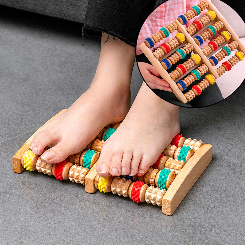 Dụng Cụ Massage Chân Bằng Gỗ Tốt Cho Sức Khỏe